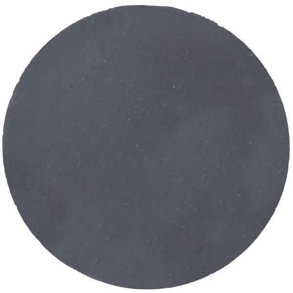 Runde Schieferplatte Ø 30 cm - Edles Deko- & Serviertablett für Tischdekoration & Speisen - Robust, langlebig, leicht zu reinigen