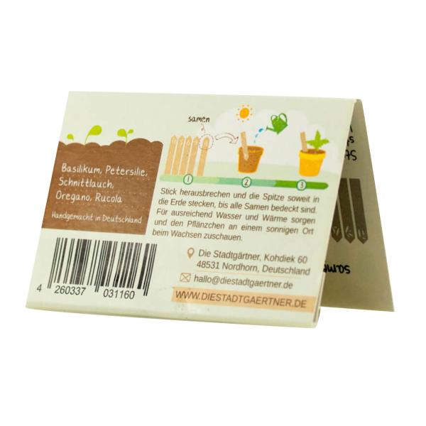 Mini Gewächshaus mit 10 Anzuchttöpfen und Samen Stiften - eine perfekte Anzuchthilfe für Pflanzenzucht & frische Kräuter