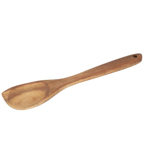 Akazienholz Schöpflöffel & Servierlöffel - Vielseitig einsetzbar, robust, langlebig - 32cm, natürliche Maserung, rötlich-braun - Nachhaltig & antibakteriell