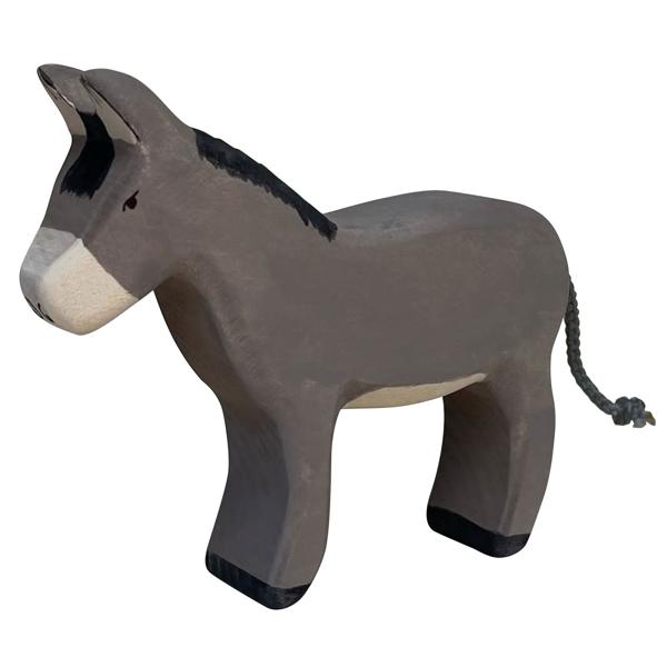 Weihnachtskrippe Tier-Set - Holzfiguren Handgefertigt - 3 Schafe, Ochse, Esel - Nachhaltig, Bio-Öl, Sichere Materialien - Für Krippenszene, Kinder