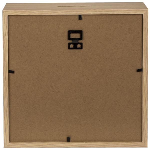 Reise-Spardose ’Adventure awaits’ aus Holz - Spardose für Geldgeschenk zu Hochzeit Geburtstag Abitur Weltreise - Modernes Design aus MDF/Kunststoff