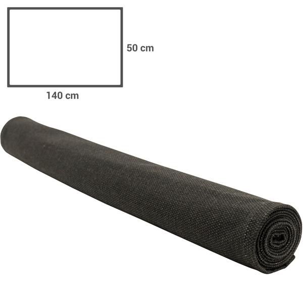 Moderner Tischläufer für den Innen- und Aussenbereich, anthrazit, 140 x 50 cm: Wetterfest, pflegeleicht & stilvoll, für Garten, Terrasse & Esszimmer