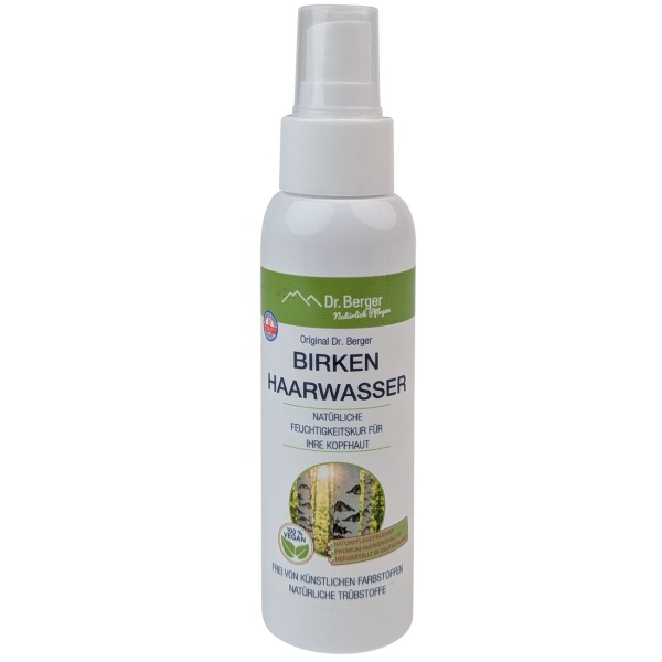 Birkenwasser Pumpspray 100 ml: Natürliche Haarpflege für feines Haar & juckende Kopfhaut - Belebendes Haarwasser für mehr Volumen