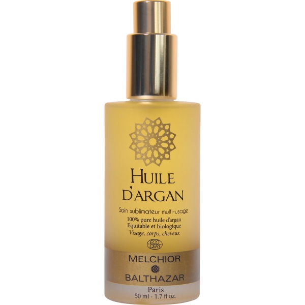 100% Bio Arganöl, 50ml - Reines Kaltgepresstes Haaröl & Gesichtsöl aus Marokko - Naturkosmetik für Haut, Haare & Nägel - Vegan