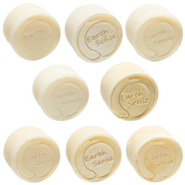 Festes Bio Shampoo 8x100g - Palmölfrei Vegan & Handgefertigt - Mit 77% kaltgepressten Bio-Ölen & Arganöl - 8 Duftnoten