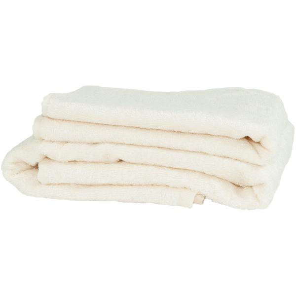 Le Betulle Handtuch-Set Naturfasern elfenbein - 70% Birkenholz & Lärchenholz 30% Baumwolle - Patentiert, 2 OEKO-TEX-Zertifikate, 60x100/40x60cm, 500gr/m2