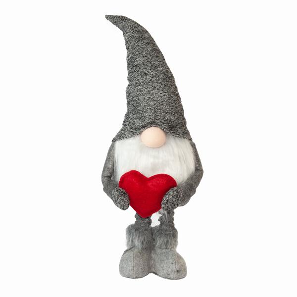 Weihnachtswichtel mit ausziehbaren Beinen - Stimmungsvolle Weihnachtsdeko für Ihr Zuhause - 100% Polyester, Höhe 60-87 cm, Nikolaus & Wichtelgeschenk