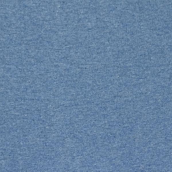 Premium Jersey Melange Fixleintuch - 100% Baumwolle - Atmungsaktiv & Hautschonend - Jeansblau - 140-160 x 200 + 30 cm - Öko-Tex Standard 100