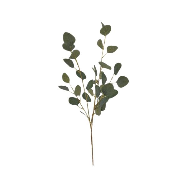 Künstlicher Eukalyptus-Strauch, Polyester, PE, Draht, grün, 98 cm