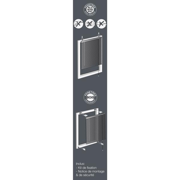 Jalousie aus Aluminium, mit Schnurzug & Wendestab, kupfer 90 x 180 cm