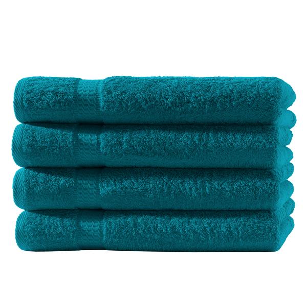 Handtuchset 24-teilig - Luxus 500 g/m² Baumwolle, Petrol - 8x Gäste-, 8x Hand-, 8x Duschtücher - Kuschelweich & Saugstark - bis 60° waschbar