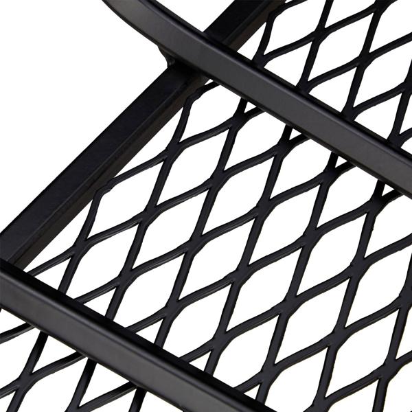 Kaminrost aus Stahl - Feuerrost mit 4 Füssen für optimale Sauerstoffzufuhr & sicheren Brennmaterial-Halt - 16x58x28cm - Für Kamine & Grillkamine