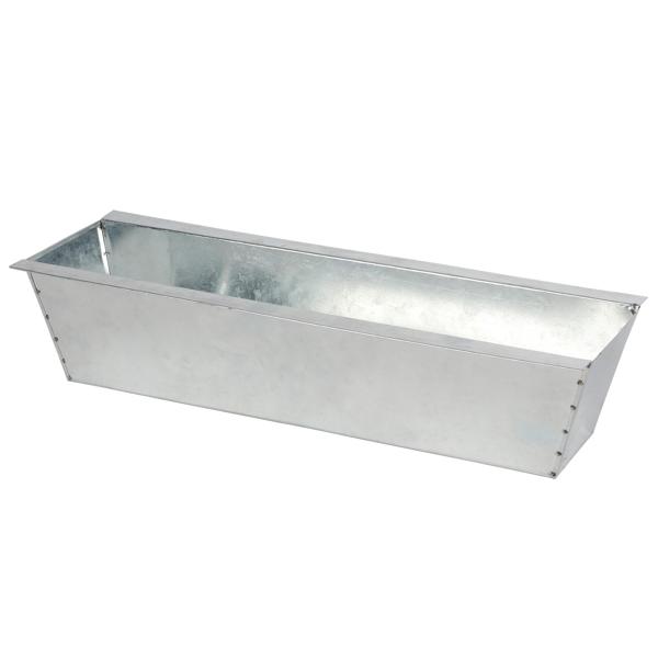 8er-Set Hochwertiger Pflanzkasten - Einsatz für Europaletten, Blumenkübel aus verzinktem Metall, 38,5 x 13,5 x 8,5 cm, zum Bepflanzen und Dekorieren