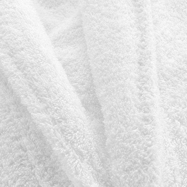 Frottee Bademantel - Luxuriöser Saunamantel für Damen & Herren - Weich, saugstark & hautfreundlich - Baumwolle, weiss, Einheitsgrösse