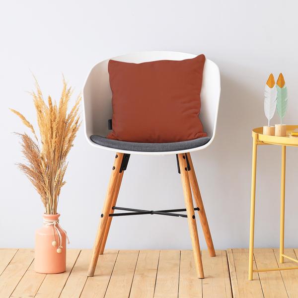 Deko-Kissen Outdoor - Bequemes Outdoorkissen für Lounge, Gartenstuhl & Sofa - Terra, 45x45x10cm - UV-Schutz - Recyceltes Material, 50% Baumwolle