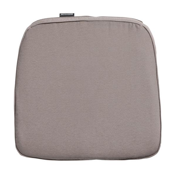 Stuhlkissen Outdoor - Bequemes & komfortables Sitzkissen für Garten- oder Essstühle - Taupe, 48x48 cm - UV-Schutz - Recyceltes Material - Langlebig