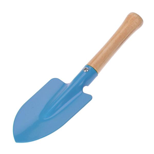 Gartenwerkzeug-Set für Kinder – Robustes 3er-Set für Garten & Sandkasten – Harke-Schippe-Schaufel aus Metall/Holz, rot-grün-blau – Langlebig & sicher