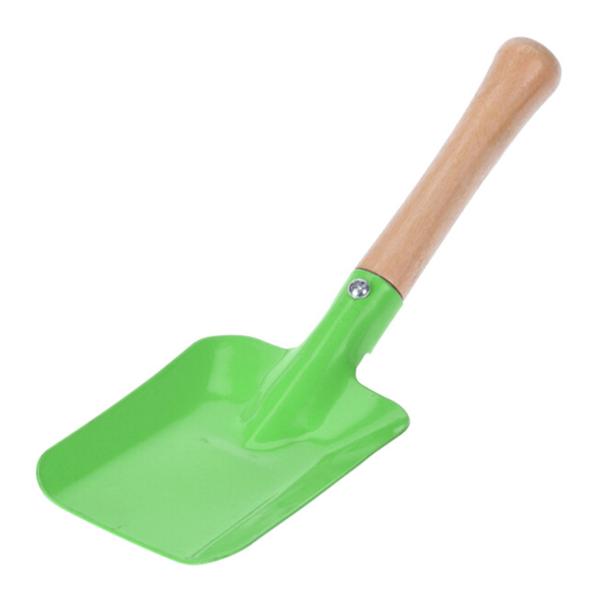 Gartenwerkzeug-Set für Kinder – Robustes 3er-Set für Garten & Sandkasten – Harke-Schippe-Schaufel aus Metall/Holz, rot-grün-blau – Langlebig & sicher