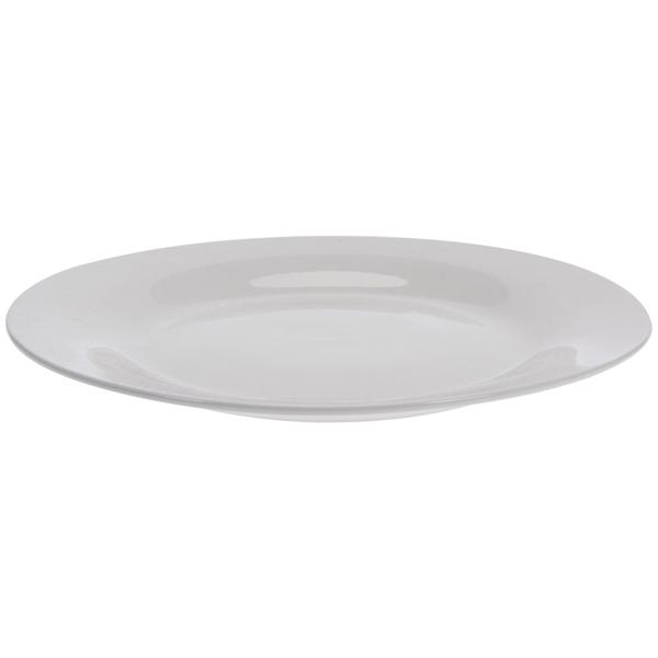 Geschirr-Set 36-tlg. - Porzellangeschirr, Gläser & Besteck - Weiss, Taupe Griffe - Hochwertiges Dinner-Set für Einladungen & Einzug