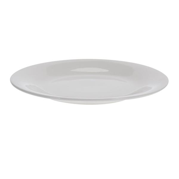 Geschirr-Set 36-tlg. - Porzellangeschirr, Gläser & Besteck - Weiss, Taupe Griffe - Hochwertiges Dinner-Set für Einladungen & Einzug