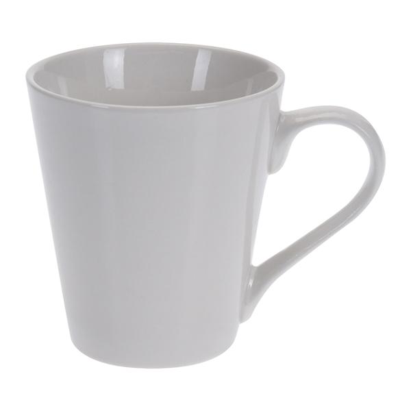 Geschirr-Set 36-tlg. - Porzellangeschirr, Gläser & Besteck - Weiss, Taupe Griffe - Hochwertiges Dinner-Set für Einladungen & Einzug