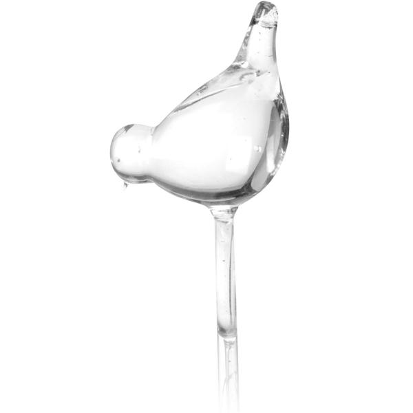 Wasserspender Vogel zur Pflanzenbewässerung, Glas, 2er Set, 35 cm