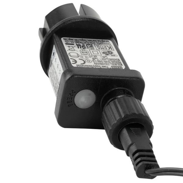 XL LED-Lichtervorhang - 480 warmweisse LEDs dimmbar - 5 Stränge, 2.4m Breite, IP44 für Innen/Aussen - Timerfunktion für Weihnachten, Partys