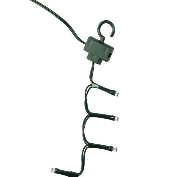 XL LED-Lichtervorhang - 480 warmweisse LEDs dimmbar - 5 Stränge, 2.4m Breite, IP44 für Innen/Aussen - Timerfunktion für Weihnachten, Partys