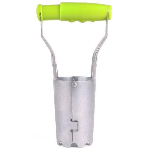 Blumenzwiebelpflanzer aus Metall - Präzises Pflanzwerkzeug mit Tiefenmarkierung - Ideal für Tulpen, Narzissen, Setzlinge - Robustes Metall/Kunststoff