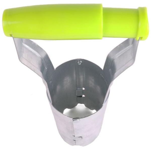 Blumenzwiebelpflanzer aus Metall - Präzises Pflanzwerkzeug mit Tiefenmarkierung - Ideal für Tulpen, Narzissen, Setzlinge - Robustes Metall/Kunststoff