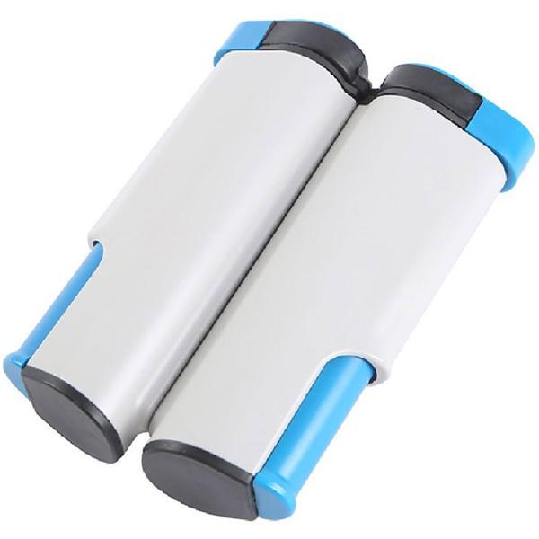 Tischtennisnetz ausziehbar - Netz zur Tischfixierung - bis zu 180 cm - Cliptechnik - stabil, leicht, blau/grau Kunststoff - für Büro, Zuhause, Park