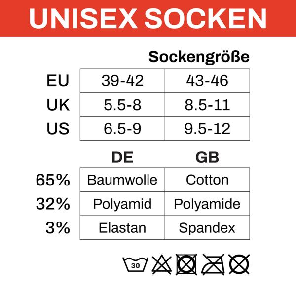 Sneaker Socken 4er-Set - Unisex Sportsocken weich & bunt 39-42 - Atmungsaktiv, feuchtigkeitsregulierend & rutschfest mit Mesh-Einsätzen für Freizeit & Sport
