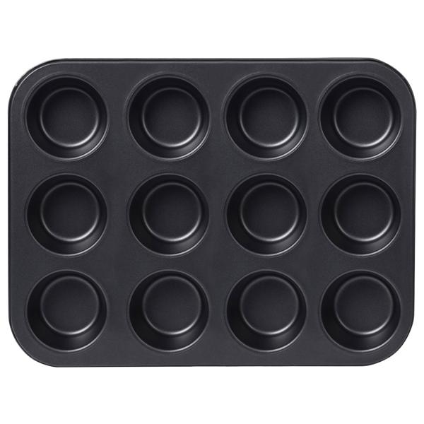 Muffin-Backform für 12 Muffins - Antihaftbeschichtet & PFOA-frei - 35,5 x 26,5 cm - Hitzebeständig bis 220 °C - Leichte Reinigung