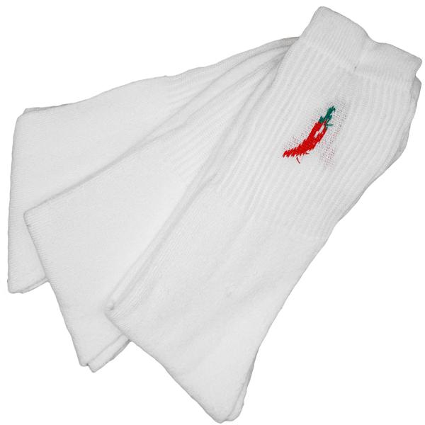 Sport-Socken 3er-Pack unisex - atmungsaktiv, feuchtigkeitsregulierend, höchster Tragekomfort für Jogging & Fitness - weiss, Gr. 39-42, Piqué-Weichbund