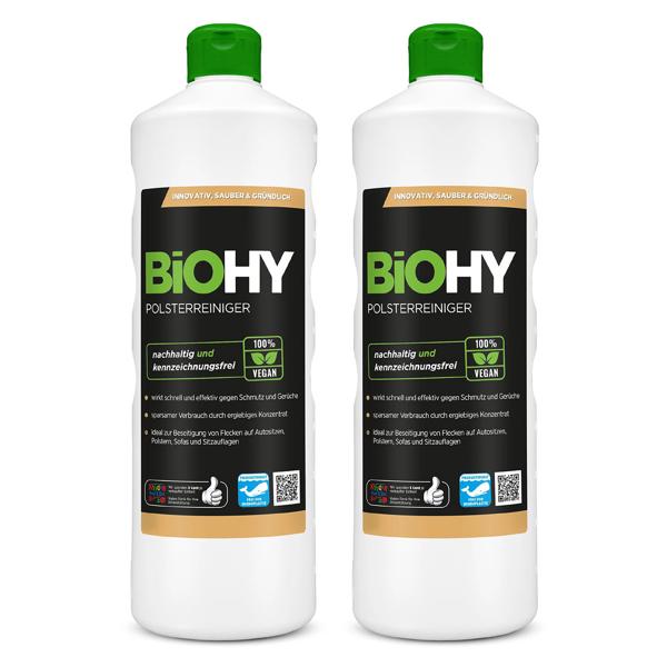 2er-Set Effizientes Polsterreiniger Konzentrat, 1L – 100% Vegan, pH 9, Nachhaltig & Kennzeichnungsfrei – Kraftvolle Reinigung, Made in Germany