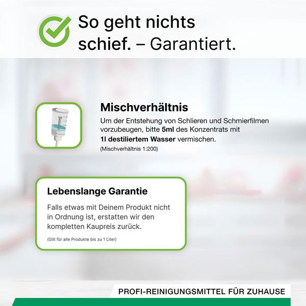 2er Spar Set Effektives Bodenreiniger Konzentrat für Wischroboter, Orangenduft, vegan, 1 L, biologisch abbaubar, schnell trocknend