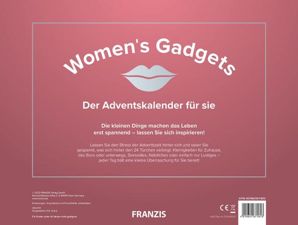 Adventskalender für Frauen - 24 Gadgets & Überraschungen für Damen-Handtasche - Sinnvoll, nützlich, witzig für Zuhause, Büro - ab 14 Jahren - 40x30.2x3.5cm