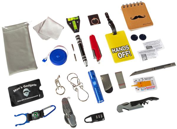 Adventskalender für Frauen - 24 Gadgets & Überraschungen für Damen-Handtasche - Sinnvoll, nützlich, witzig für Zuhause, Büro - ab 14 Jahren - 40x30.2x3.5cm