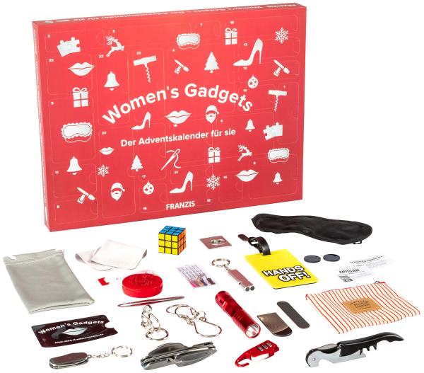 Adventskalender für Frauen - 24 Gadgets & Überraschungen für Damen-Handtasche - Sinnvoll, nützlich, witzig für Zuhause, Büro - ab 14 Jahren - 40x30.2x3.5cm