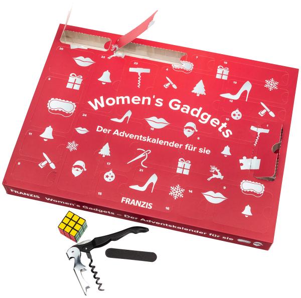 Adventskalender für Frauen - 24 Gadgets & Überraschungen für Damen-Handtasche - Sinnvoll, nützlich, witzig für Zuhause, Büro - ab 14 Jahren - 40x30.2x3.5cm