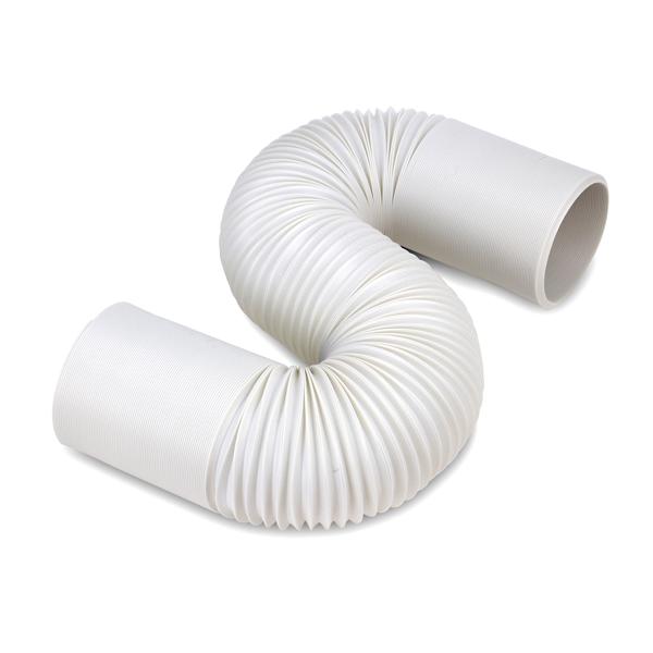 Robuster hochwertiger Abluftschlauch, 5m, weiss - Universal für Monoblock Klimaanlagen - Flexibel, langlebig, einfache Installation, zuverlässige Abluftlösung