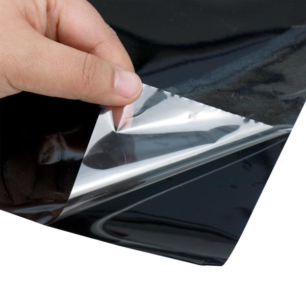 4er Set Sichtschutzfolie 50 x 200 cm – dunkle, selbstklebende Fensterfolie mit UV-Schutz – blickdicht & ideal für Fenster, Büro & Wohnräume