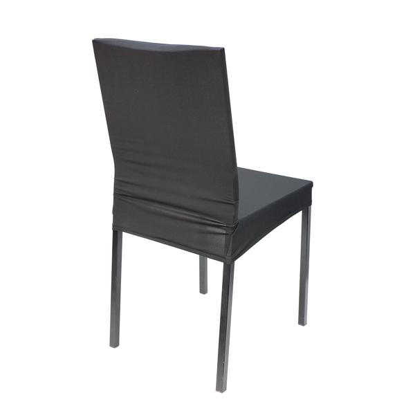 Hochwertiger Stuhlbezug, schwarz, 4er-Set, Stretch mit Lehnenbezug, OEKO-TEX Standard 100, waschbar bis 40°C, Schutz vor Abnutzung