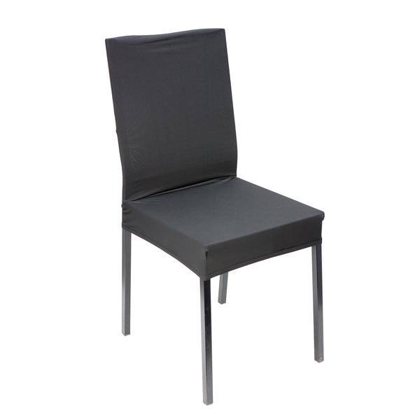 Hochwertiger Stuhlbezug, schwarz, 4er-Set, Stretch mit Lehnenbezug, OEKO-TEX Standard 100, waschbar bis 40°C, Schutz vor Abnutzung