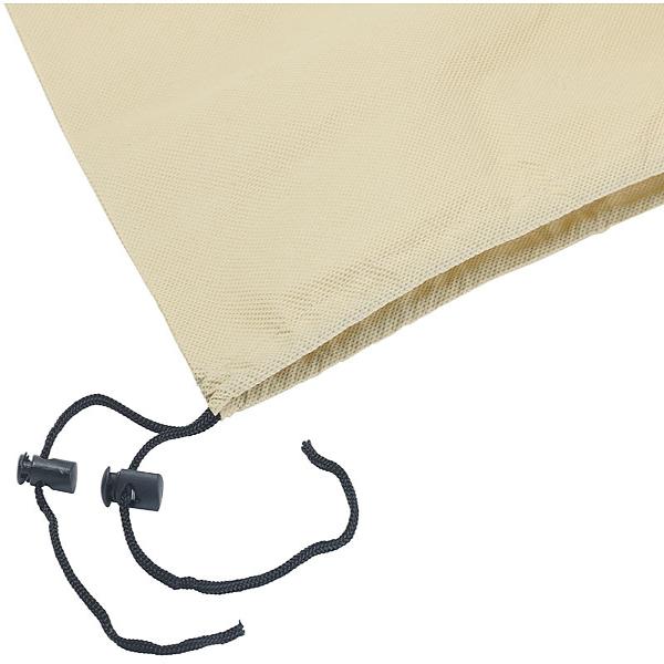 Pflanzenabdeckung XL, Winterschutz, 180 x 120 cm, Kübelpflanzen Schutzhauben als Frostschutz mit Zugband und Reissverschluss, atmungsaktiv 