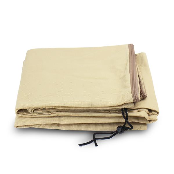 Pflanzenabdeckung XL, Winterschutz, 180 x 120 cm, Kübelpflanzen Schutzhauben als Frostschutz mit Zugband und Reissverschluss, atmungsaktiv 