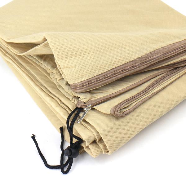 Pflanzenabdeckung XL, Winterschutz, 180 x 120 cm, Kübelpflanzen Schutzhauben als Frostschutz mit Zugband und Reissverschluss, atmungsaktiv 