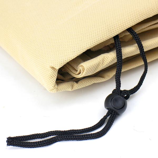 Pflanzenabdeckung XL, Winterschutz, 180 x 120 cm, Kübelpflanzen Schutzhauben als Frostschutz mit Zugband und Reissverschluss, atmungsaktiv 