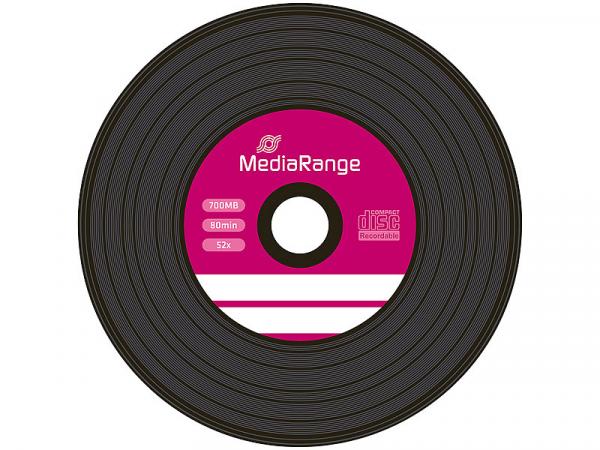 Vinyl-Look CD-R 700MB/80Min 52x, 2x 50er-Spindel