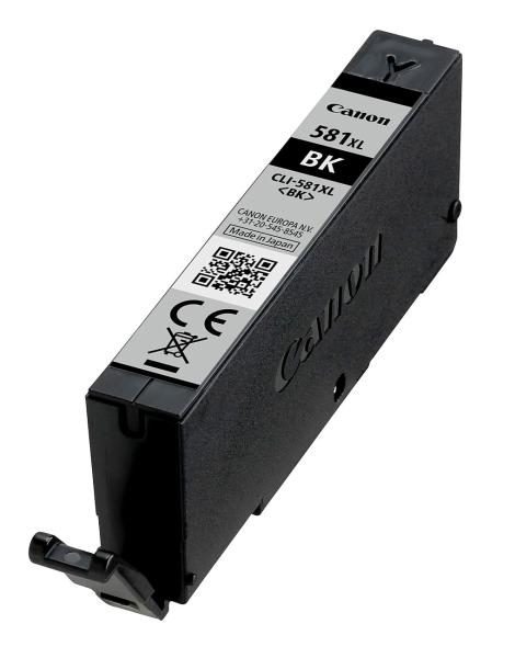 Canon Original-Tintenpatrone CLI-581BK XL - Schwarz - Hohe Ergiebigkeit & zuverlässige Druckqualität für Pixma TR/TS-Reihe - 8.3ml